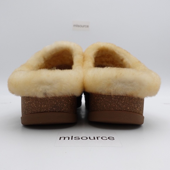 NEW Women's Dansko Magda Waxy Milled Shearling Lined Clogs Tan - Picture 5 of 7